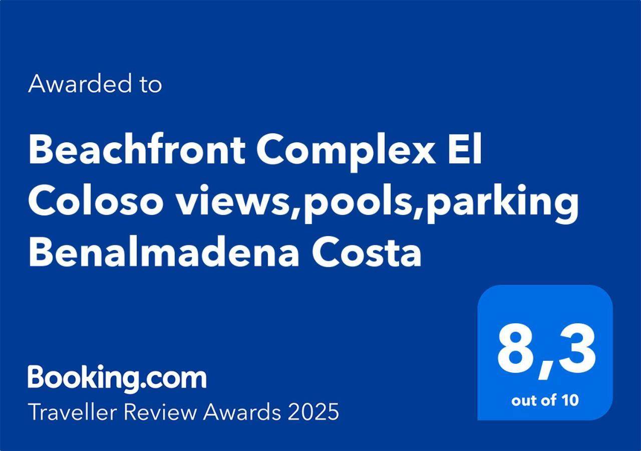 Beachfront Complex El Coloso Views,Pools,Parking Benalmadena Costa Kültér fotó